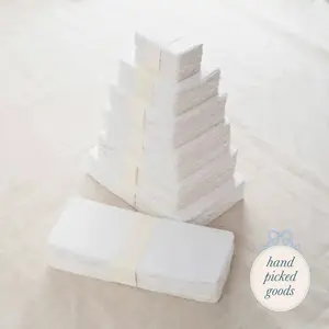 White Deckled Handmade Paper Set