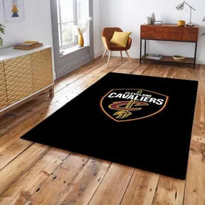 Cleveland Cavaliers Rug, Black Decor Rug, Cavs Rug, Custom Cavs Rug, Personalized Rug, Nba Rug, Nba Theme Rug, Basketball Rug, Unique Rug