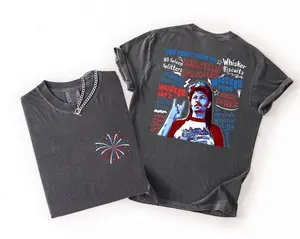 Comfort Colors® Joe Dirt Merica Shirt, 4th of July Funny Tee, Patriotic Fireworks Shirt, Independence Day Party USA Shirt