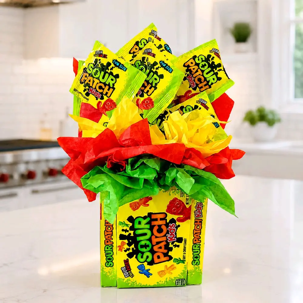Sour Patch Kids Candy Bouquet