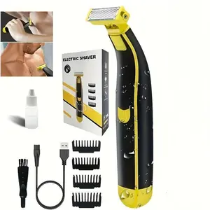 Multifunctional Electric Shaver, Floating Head Design, Waterproof & Quick Charge, Ideal for Home Use & Travel, High Value