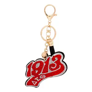 Radiant Legacy:DST Sorority 1913 Red Padded Keychain
