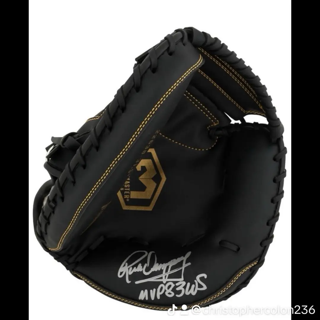 Rick Dempsey Signed Catchers Glove Inscribed "MVP 83 WS" (Schwartz)