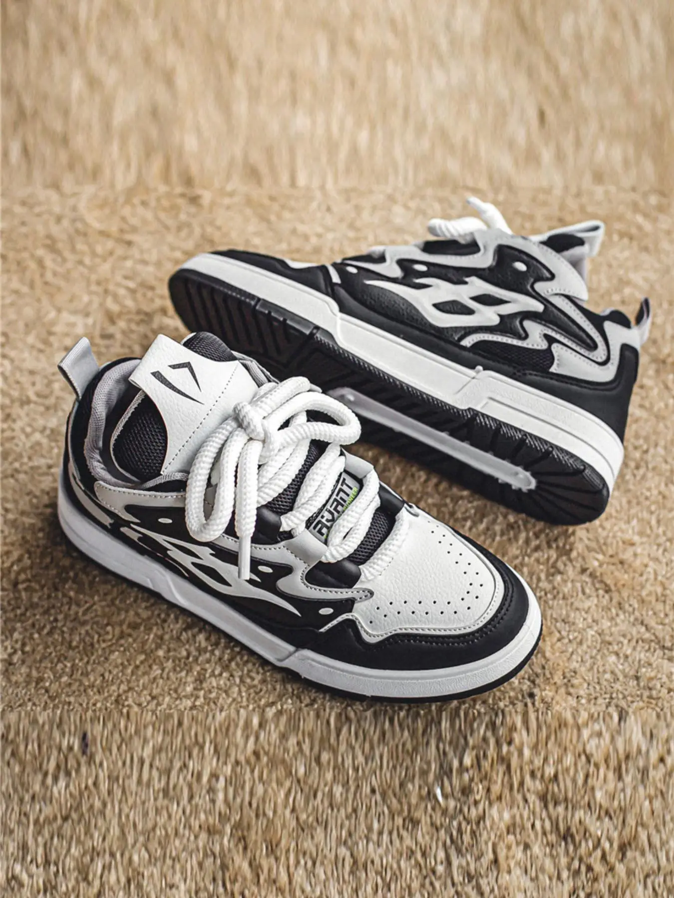 Men's Letter Design Lace up Front Sneakers, Colorblock New Trendy Sports Shoes for Autumn, Casual Fashion Running Shoes, Boy Walking Shoes, Footwear