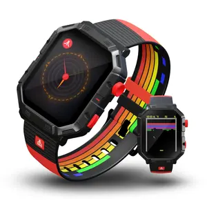 My Play Watch Atari 2600, Retro Gaming Smartwatch with Selective Tech, All Day Fitness Tracker, Built-in Centipede™, Pong™, Missile Command™, Super Breakout™