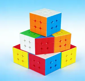 10 Pack Moyu Meilong 3C 3x3 Speed Cube - Stickerless Smooth Party Favors Gift Set