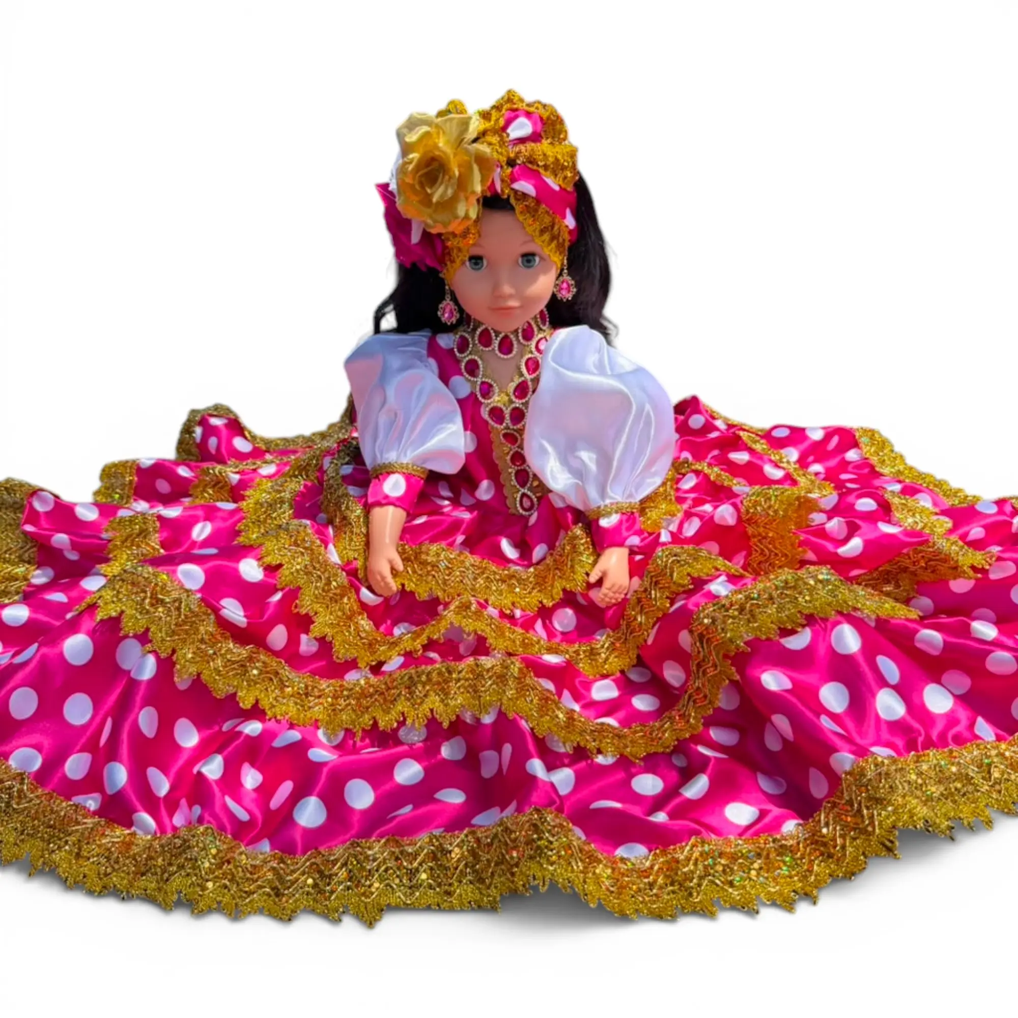 26" Pink Yoruba Gitana Muneca – Spiritual Santeria Altar Decor