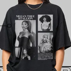 Vintage Megann Thee Stallion T-Shirt, Gift for Women and Men Unisex