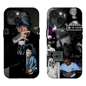 Y2K L-Lil P-Peep INS Fashion Phone Case for IPhone 17 16 15 14 13 12 11 Pro Max Plus Air Singer Protective Drop-proof Gift Unique Design Rapper