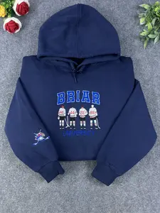Briar University Embroidered Sweatshirt/ Hoodie, Briar U Embroidered Sweater, Off Campus Series Bookish, Hockey Romance Sweatshirt, Gift for Her