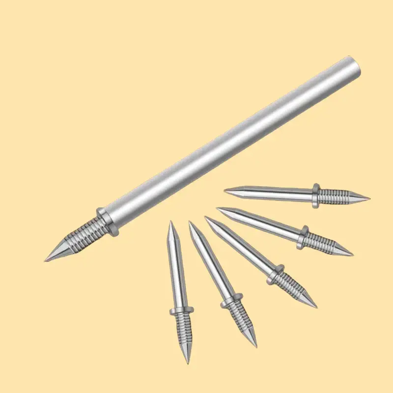 100 Pcs Carbon Steel Double Head Skirting Thread Seamless Nails - Rust-Proof, No-Trace, Invisible Fasteners Set with Extender for Woodworking Tasks, General Repairs