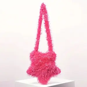 Shooting Star Fuzzy Purse