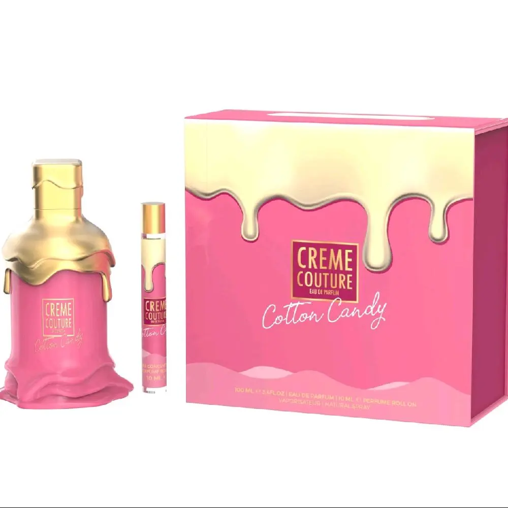 Creme Couture Cotton Candy Perfume Set for Women (100ml + Roll-On)