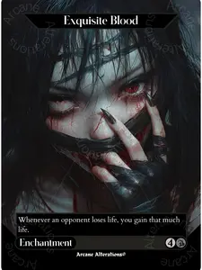 Exquisite Blood - Full Art Altered Art Custom Proxy Card