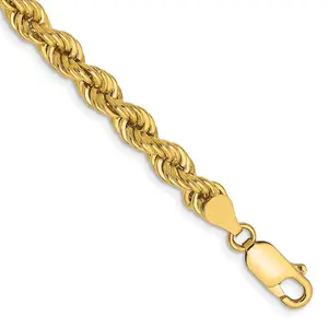 14K 5mm 8In Regular Rope Chain