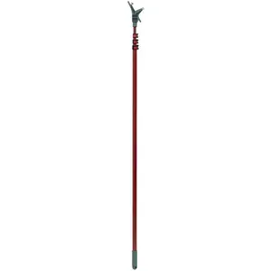 Dyno 9106463 16 ft. Red Indoor Decorating Pole, Safe-T-Reach Adaptor with Locks