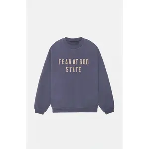 Fear of God ESSENTIALS Men's Marine Heavy Fleece Crew Neck Sweatshirt