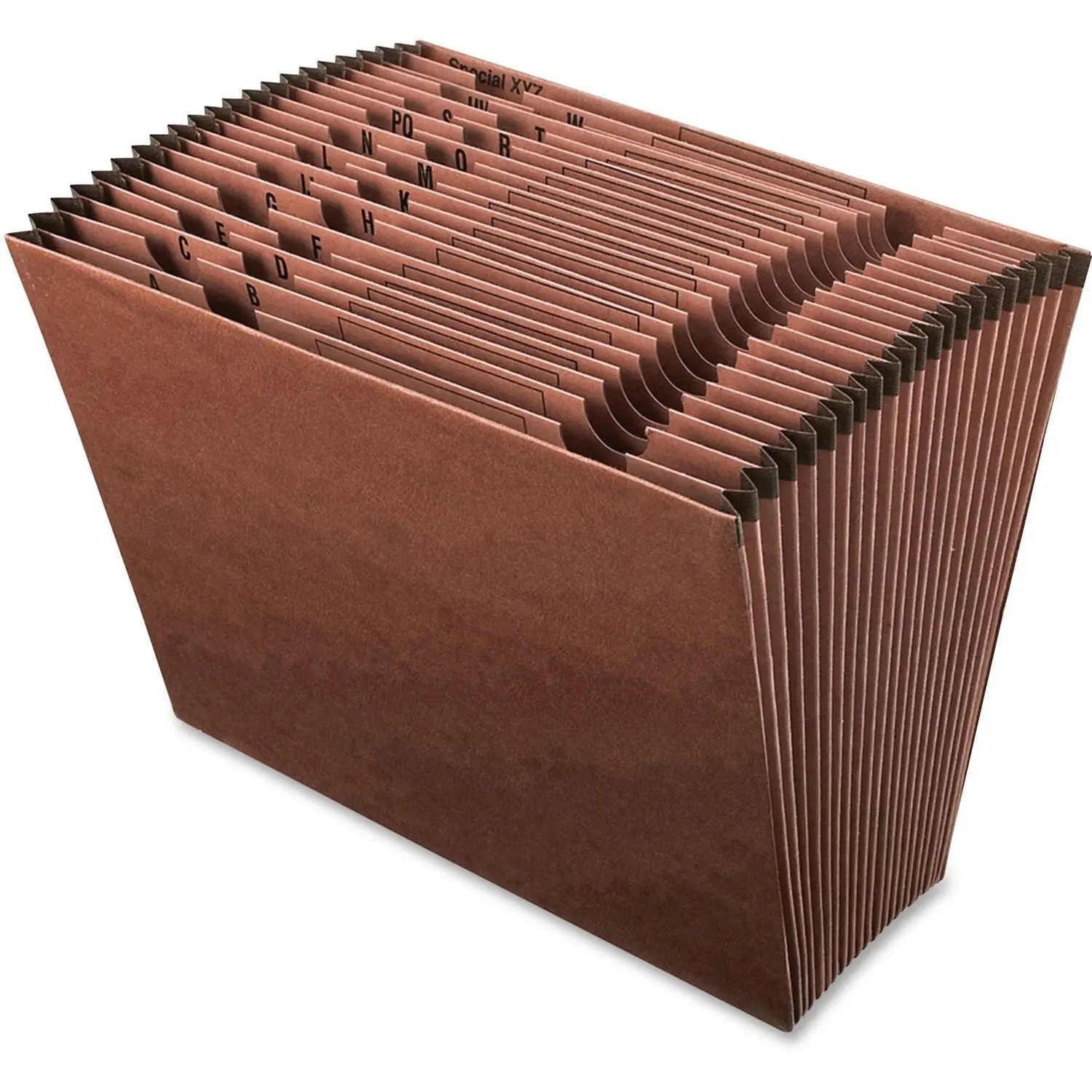 TOPS Products Pendaflex Letter Recycled Expanding File, Red Fiber, 8 1/2" Width x 11" Length, PFXER17A