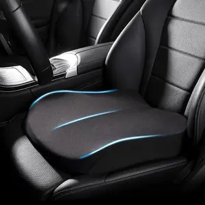 Car Booster Seat Cushion for Adult - Car Seat Pillow Cushion with Memory Foam, Non-slip Car Seat Height Boost Mat Pad Improving Driving View for Truck Office Chair Wheelchair
