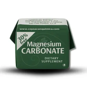 Coyoacan Quimica Magnesium Carbonate 7g Dietary Supplement 100% Natural Vegan Gluten Free Food Grade Powder for Digestive Support Made in Mexico
