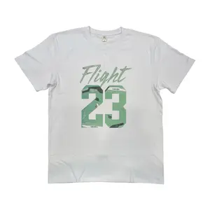 JC050926 - Flight 23 Mint Green Regular-Fit Graphic T-Shirt
