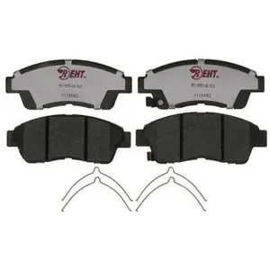 212 MAIN RM Brakes EHT562H Ceramic New Brake Pads Set of 4, Hybrid, Aggressive Stops, Includes Shims, Long Life, With Hardware