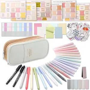 56 Pcs Bible Study Supplies Journaling Kit for Women, Bible Study Kit Includes Highlighters, Pens, Tabs, Stickers & More for Journaling. Great for Note-Taking, Enhancing Scripture Study