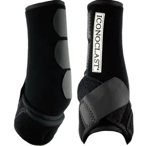 Hind Leg - Black- Iconoclast Orthopedic Support Boots – Support and Protection, Equine Performance Gear
