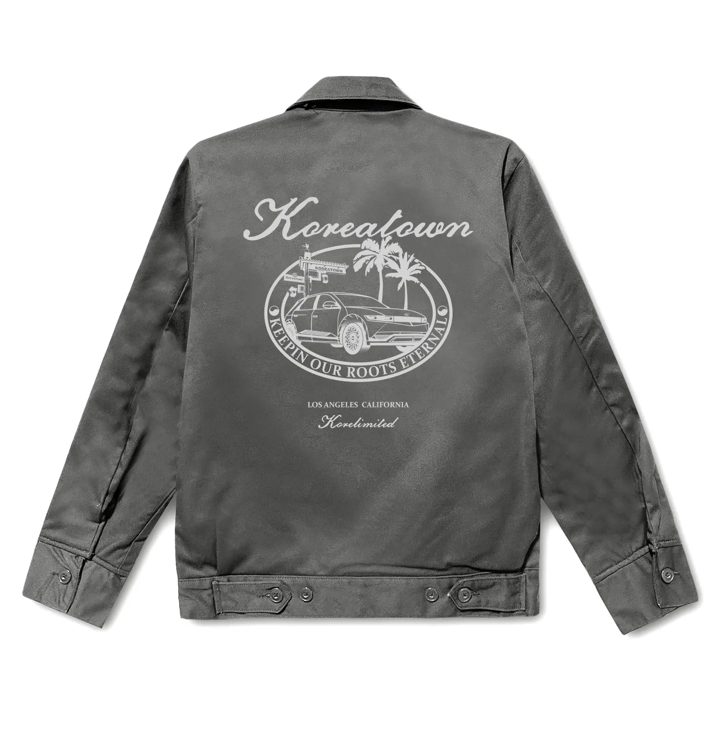 KOREATOWN WORK JACKET (GREY)