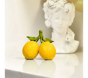 5" Resin Lemon Table Piece By Valerie