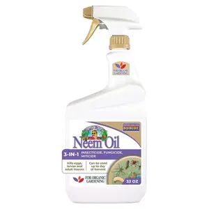 Bonide Captain Jack's Neem Oil, 32 oz Ready-to-Use Spray, Multi-Purpose Fungicide, Insecticide and Miticide for Organic Gardening
