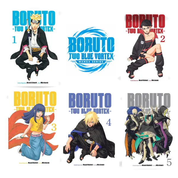 BORUTO: 2 BLUE VORTEX – Manga Series Collection | 5-Volume Comics Set for Manga Enthusiasts