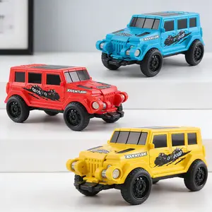 Pop-Up Transforming Off-Road Jeep – No-Battery 2-in-1 Impact Toy Car for Kids'On-the-Go Play,Ideal birthday party favor