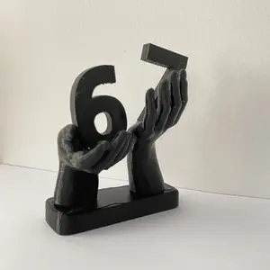 Tiktok Trendy Network Humor ‘67’ Design, 3D Printed Decorative Piece, Ideal for Home & Office Décor, Unique Gift Idea