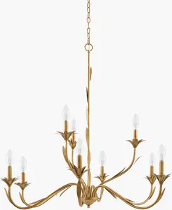 Tan Rustic Chandelier for dining or living rooms