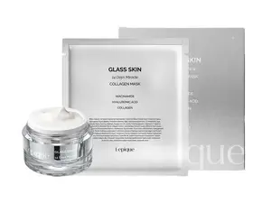 Lepique Ultimate Glass Skin Bundle – Retinol Night Cream & Collagen Mask Value Pack for Nighttime Routine, Dewy Skin, Radiance, Pore Minimizing, PM Skincare product, Hyperpigmentation, Brightening, Best Korean Nightcream, Best Korean Skincare
