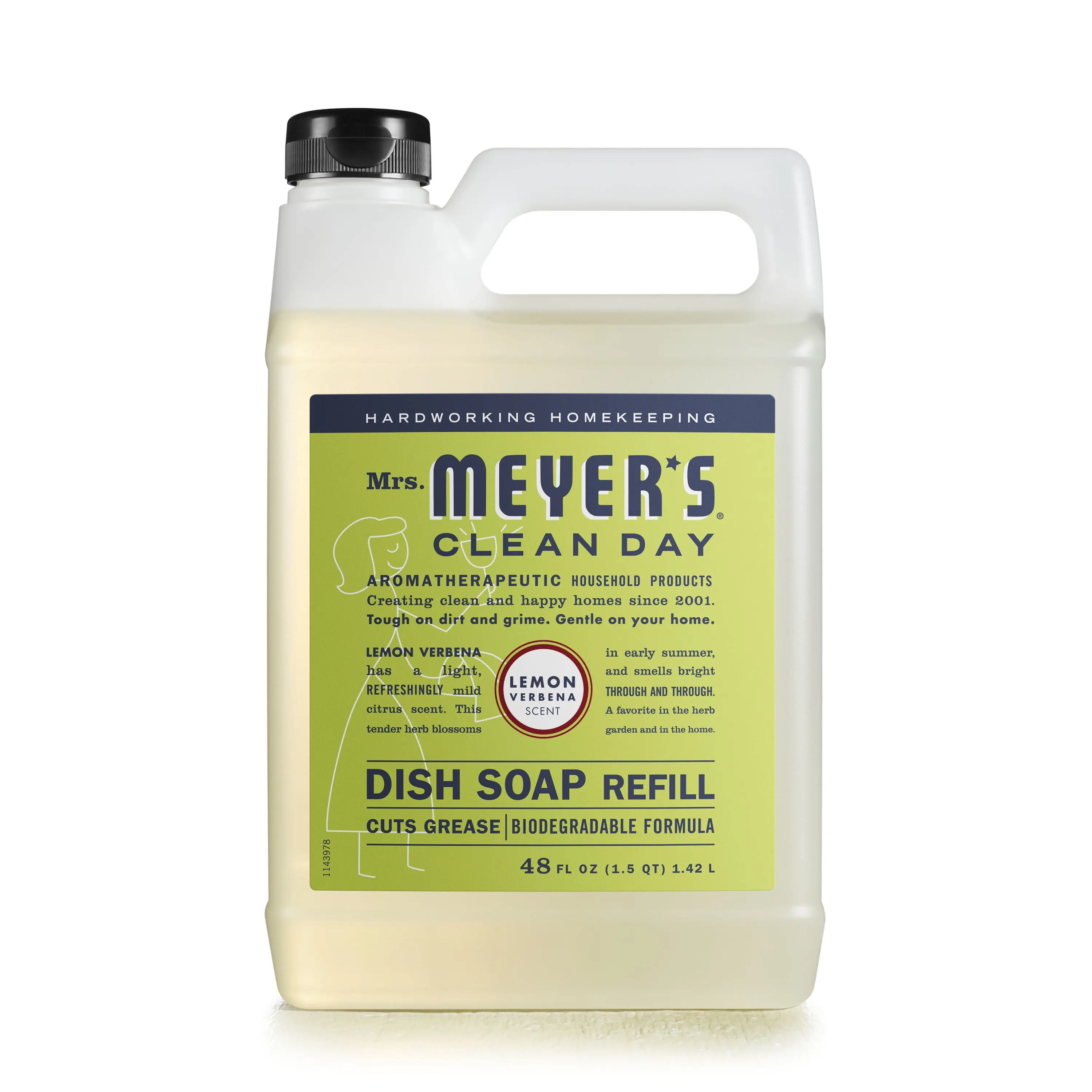 48 oz Lemon Verbena Liquid Dish Refill