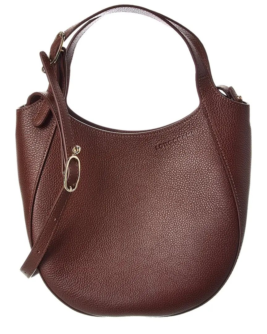 Longchamp Le Foulonne Leather Bucket Bag