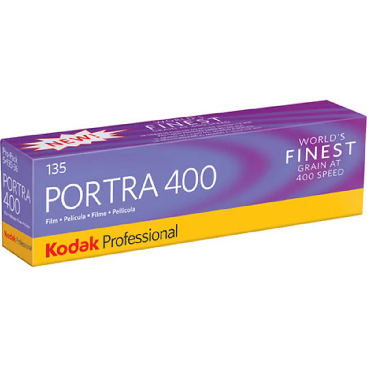 Kodak Portra 400 35mm High Speed Color Negative Photographic Film - ISO 400, 135-36 Exposure, Pack of 5, USA