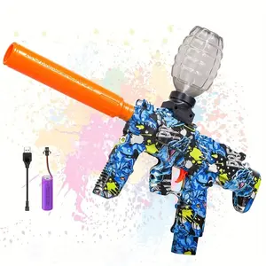 Elecc Gel Ball Lncher, High-Speed tomatic Splashing Ball Lncher, Suitable For Outdoor Activities, Shooting Games, Birthdays And Other Occasions. Ideal Gift For  And .
