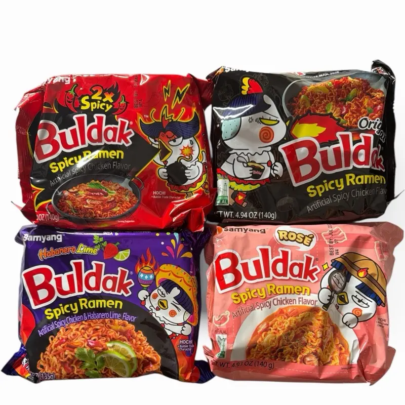 Buldak 3 Variety Pack - Instant Korean Food Buldak 3 Variety Pack - Instant Korean Food