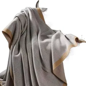 Light Luxury Airplane First Class Airline Blanket Air Conditioning Blanket Car Blanket Office Sofa Nap Blanket Shawl soft cozy