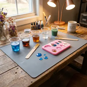 Goda Epoxy Silicone Mat - Large Heat-Resistant Bakeware, Multi-Use Work Surface for Kitchen & DIY Craft Projects
