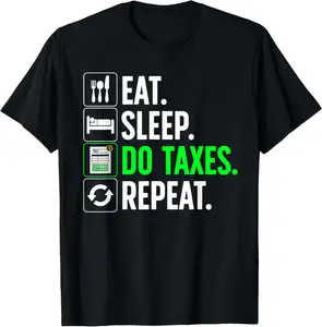 100% Cotton Funny Accounting Art for Men Women Spreadsheets Accountant T-Shirt