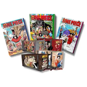 One Piece Box Sets 1, 2, 3 & 4 W/Color Compendiums 1, 2 & 3