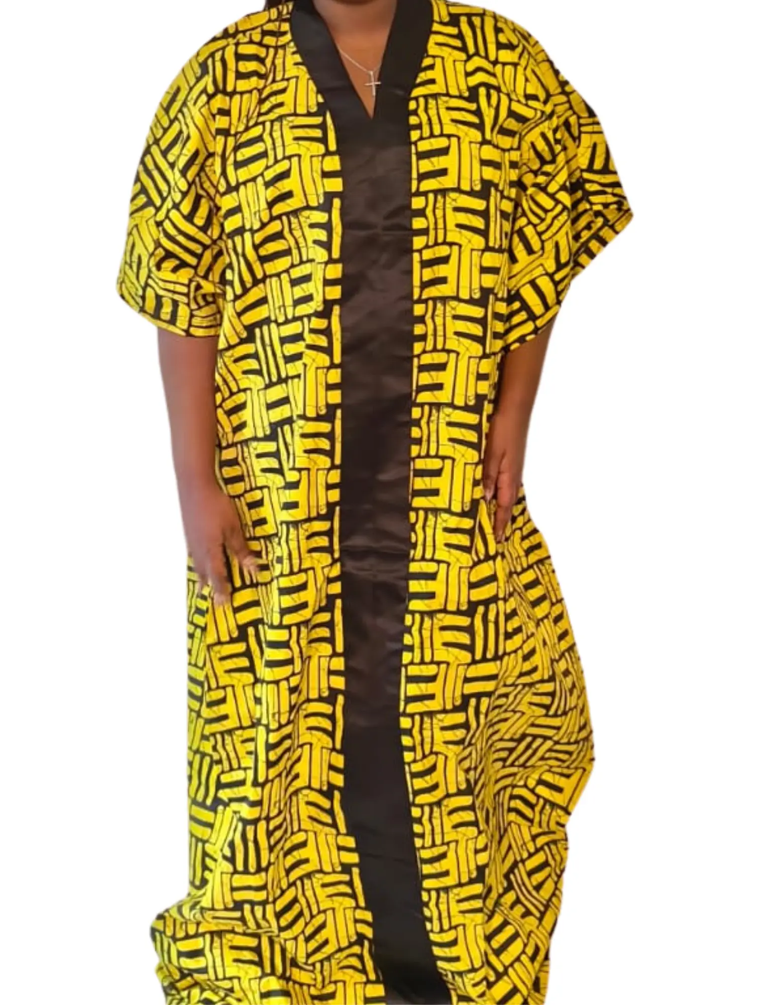 Free  long African BuBu kaftan Dress