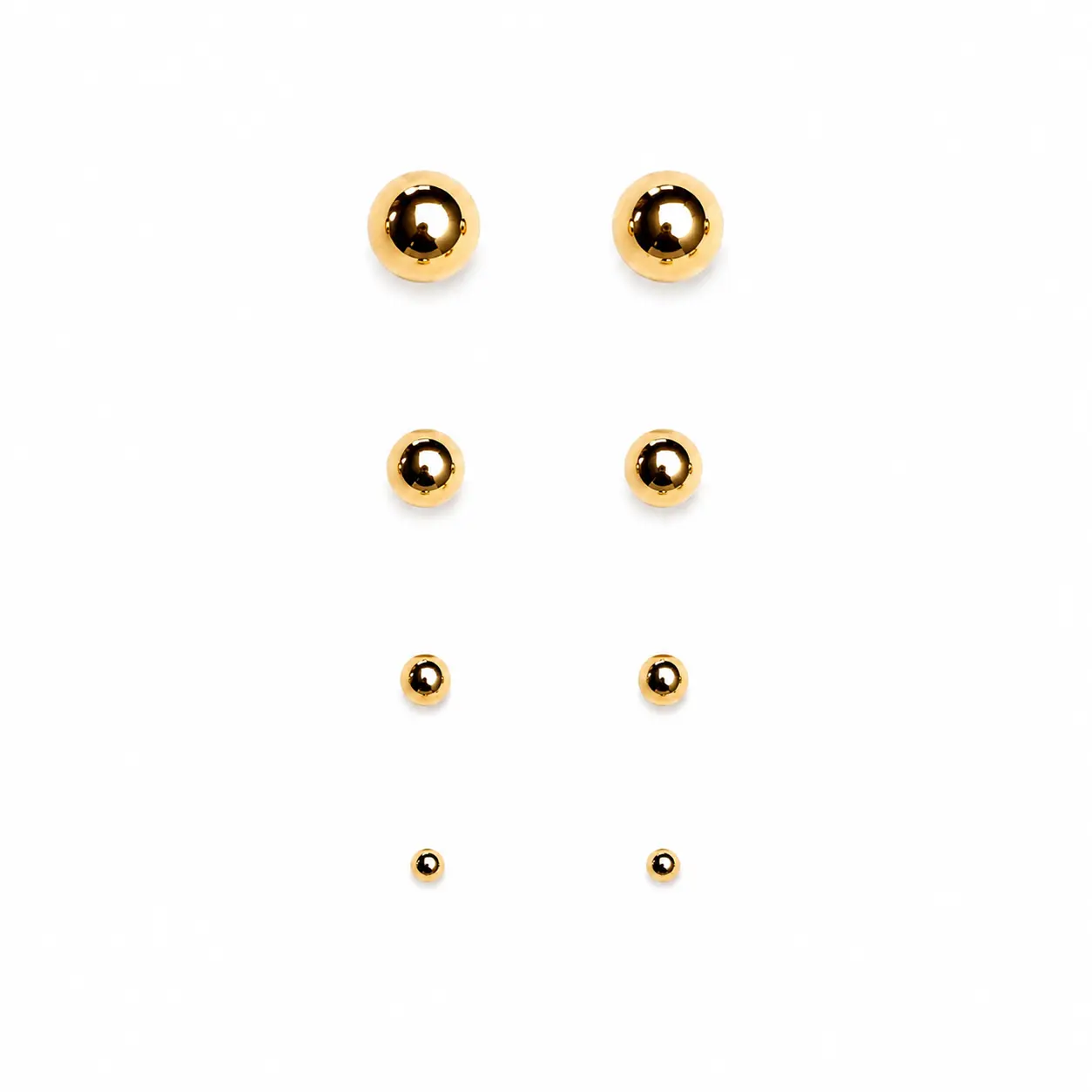 Classic Gold Ball Studs