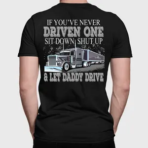 Funny Trucker Shirt, Let Daddy Drive Grain Hauler Hopper Funny Trucker T Shirts, Truck driver gifts