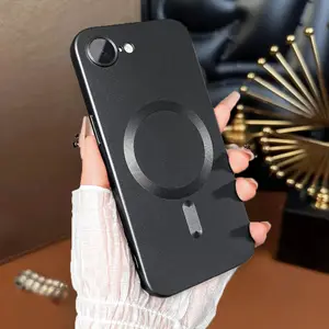Magnetic for iPhone 7 8 SE2 SE3 7Plus 8Plus 16E Case Soft Slim Fit Protective Shockproof Anti-Fingerprint Sleek Phone Case Cover with Camera Protection Accessories
