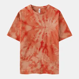 CrystaI Wash Tangerine Crew Neck Product as shown in the Image Description